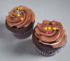 Chocolate Cupcakes - Organic Frosting (not eligible for shipping)