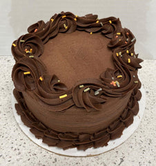No Sugar Added Chocolate Cake - one or 2 layer