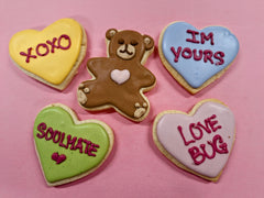 Handcrafted Valentine Sugar Cookies