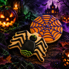 Halloween Sugar Cookies - decorated with organic dyes