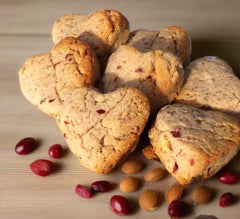 Almond Cranberry Love Bites Cookies