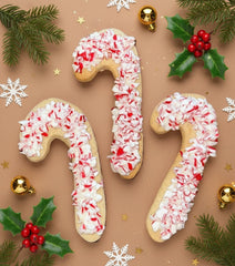 Handcrafted Candy Cane Sugar Cookies
