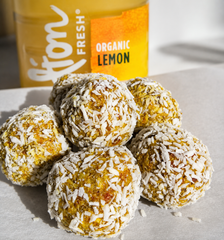 Lemon Turmeric Chia Energy Balls