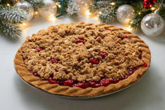 Vegan Blueberry Streusel Pie