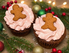 GINGERBREAD Cupcakes - Organic Cinnamon Frosting (not eligible for shipping)