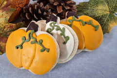 Handcrafted Seasonal Sugar Cookies - Autumn Pumpkins