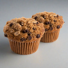 Banana Chocolate Chip Streusel Muffins