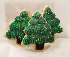 Handcrafted Winter Trees Sugar Cookies - AVAILABLE DEC 8th