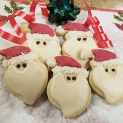 Handcrafted Santa Sugar Cookies - AVAILABLE DEC 8th